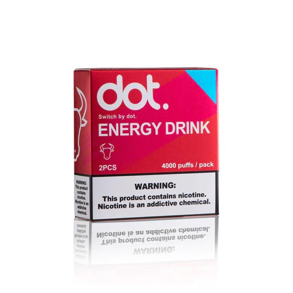 美國佩特里 DOT SWITCH 煙彈 紅牛4000puff/pack 2pcs